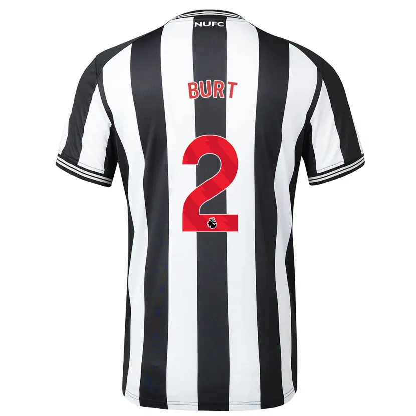 Danxen Hombre Camiseta Daisy Burt #2 Blanco Negro 1ª Equipación 2023/24 La Camisa