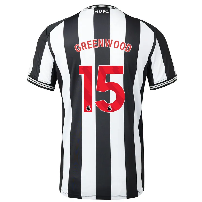 Danxen Hombre Camiseta Hannah Greenwood #15 Blanco Negro 1ª Equipación 2023/24 La Camisa