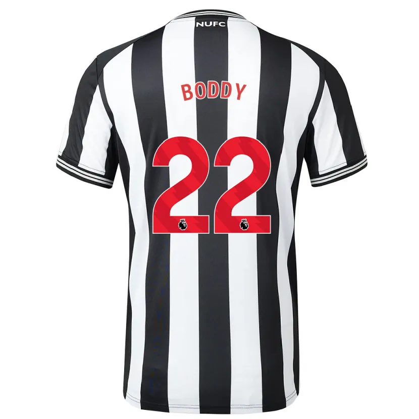 Danxen Hombre Camiseta Elysia Boddy #22 Blanco Negro 1ª Equipación 2023/24 La Camisa