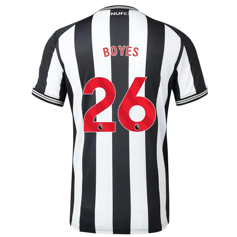 Danxen Hombre Camiseta Grace Boyes #26 Blanco Negro 1ª Equipación 2023/24 La Camisa