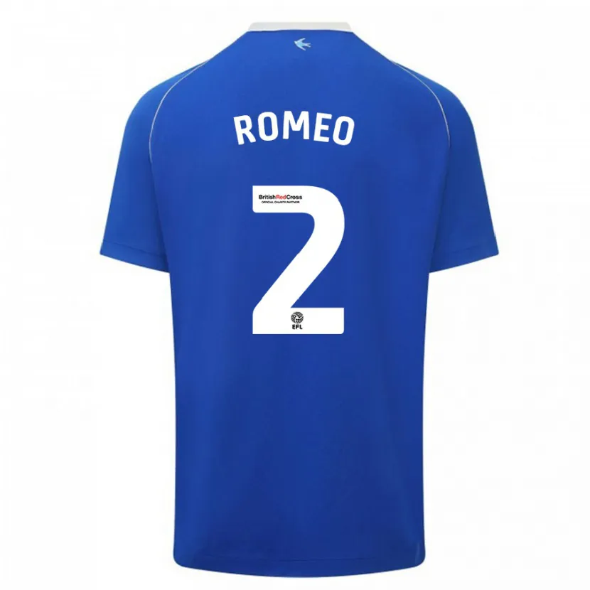 Danxen Hombre Camiseta Mahlon Romeo #2 Azul 1ª Equipación 2023/24 La Camisa