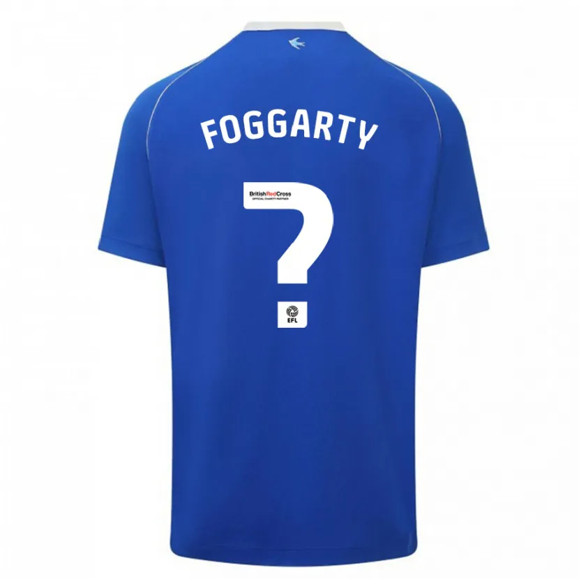 Danxen Hombre Camiseta Corey Foggarty #0 Azul 1ª Equipación 2023/24 La Camisa