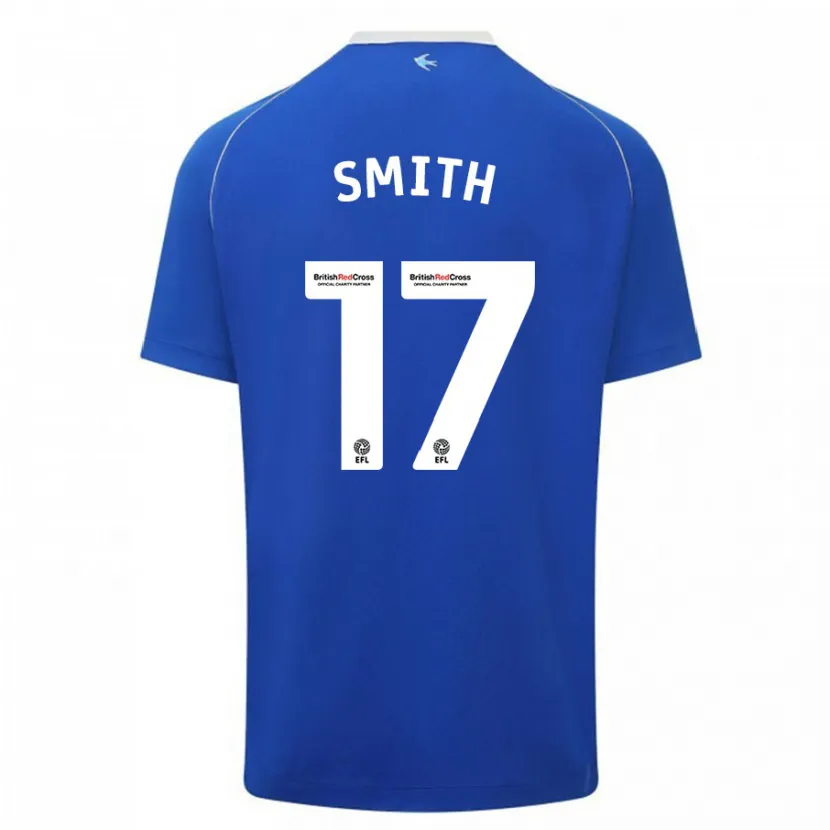 Danxen Hombre Camiseta Hollie Smith #17 Azul 1ª Equipación 2023/24 La Camisa