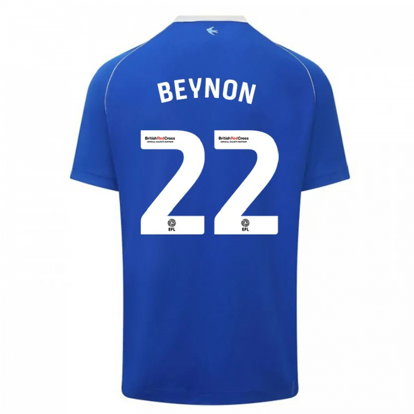 Danxen Hombre Camiseta Emma Beynon #22 Azul 1ª Equipación 2023/24 La Camisa