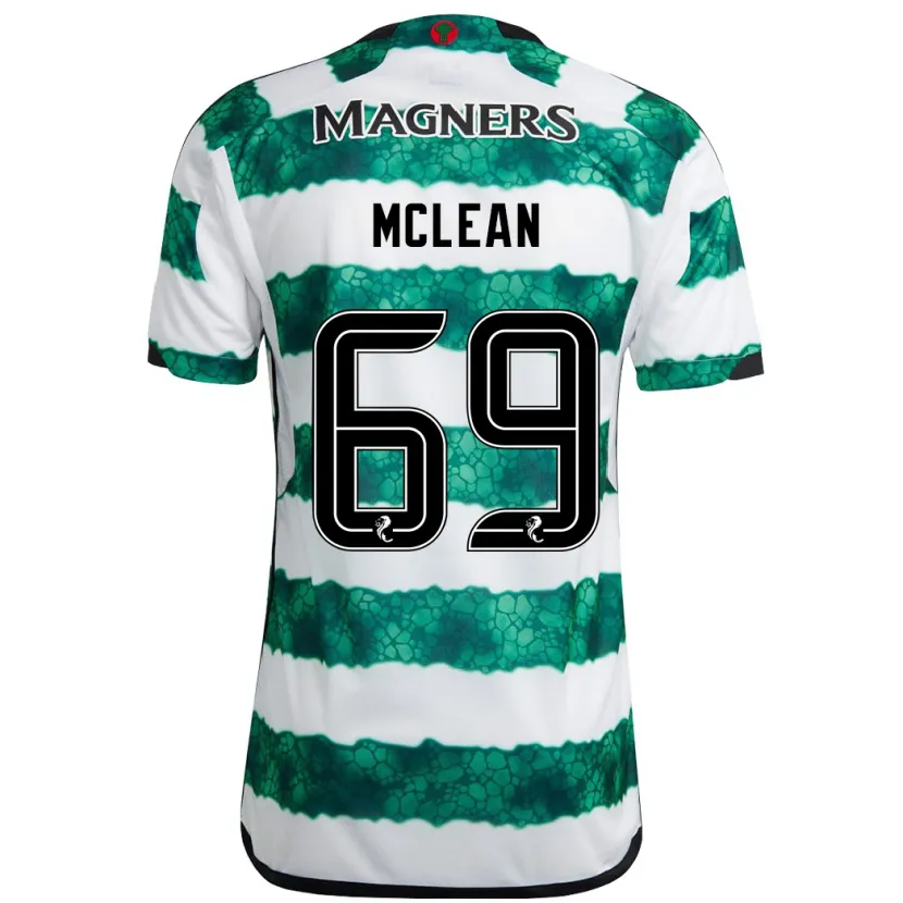 Danxen Hombre Camiseta Kai Mclean #69 Verde 1ª Equipación 2023/24 La Camisa