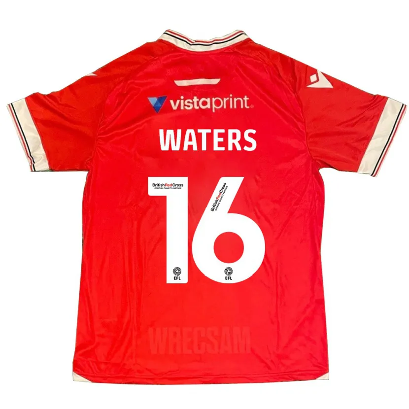 Danxen Hombre Camiseta Billy Waters #16 Rojo 1ª Equipación 2023/24 La Camisa