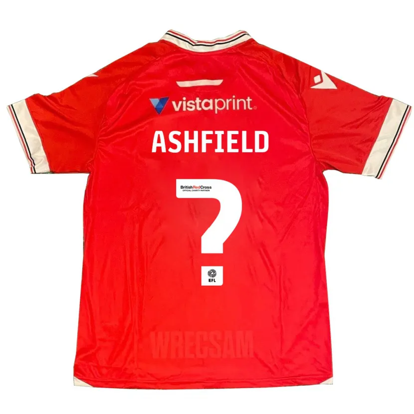 Danxen Hombre Camiseta Harry Ashfield #0 Rojo 1ª Equipación 2023/24 La Camisa