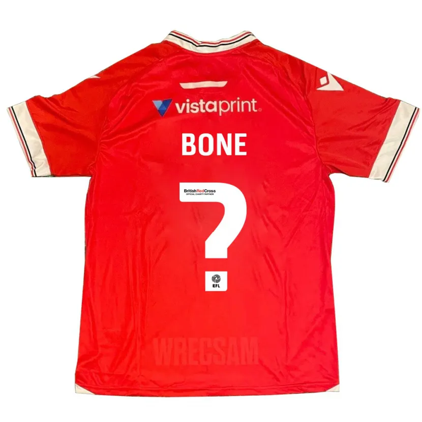 Danxen Hombre Camiseta Kai Bone #0 Rojo 1ª Equipación 2023/24 La Camisa