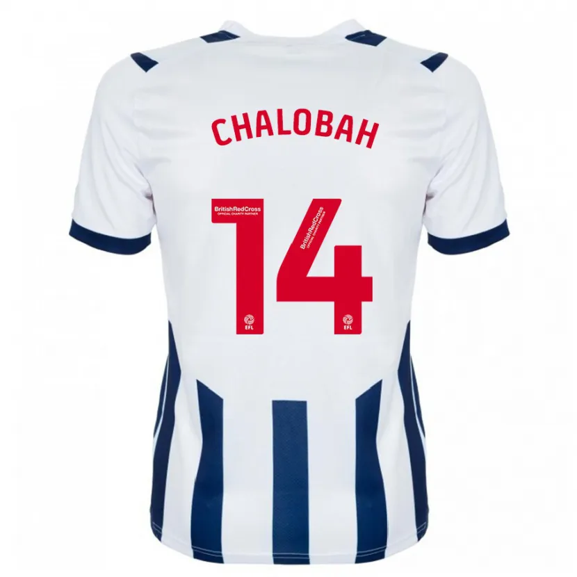 Danxen Hombre Camiseta Nathaniel Chalobah #14 Blanco 1ª Equipación 2023/24 La Camisa