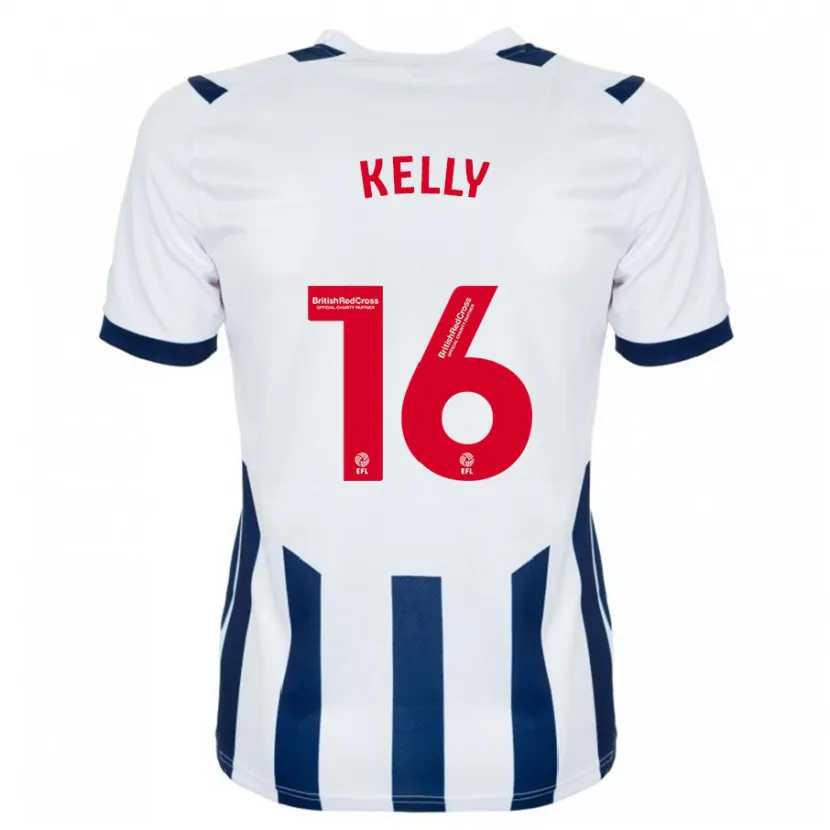 Danxen Hombre Camiseta Martin Kelly #16 Blanco 1ª Equipación 2023/24 La Camisa