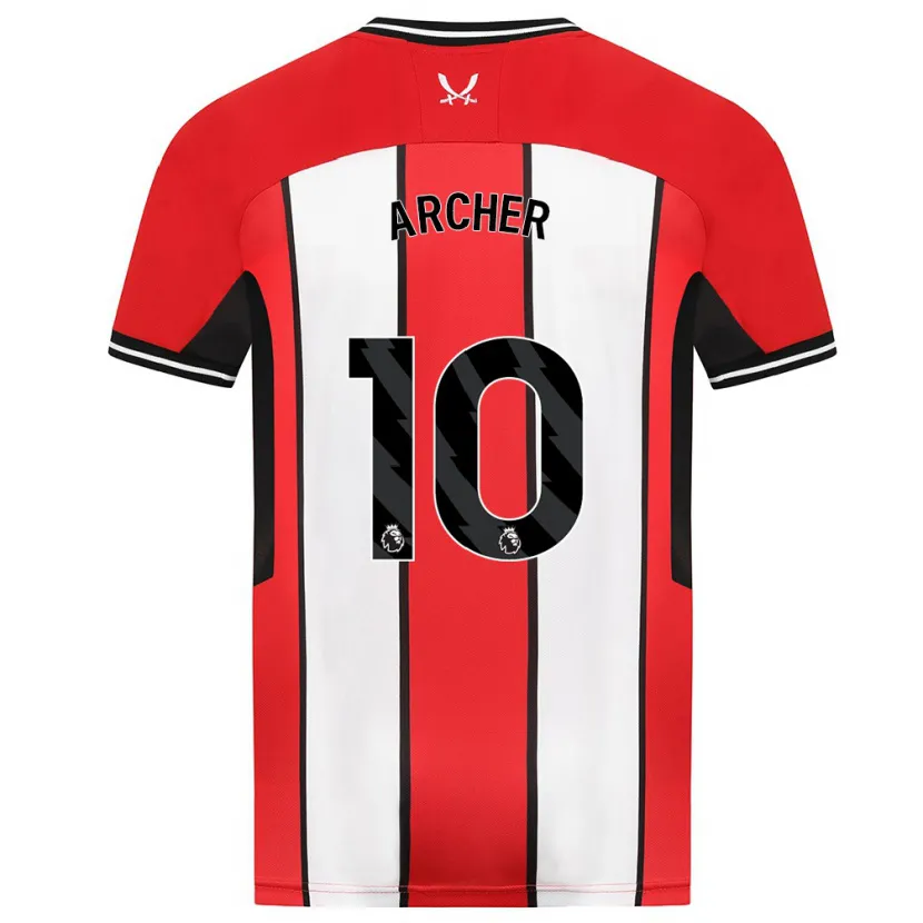 Danxen Hombre Camiseta Cameron Archer #10 Rojo 1ª Equipación 2023/24 La Camisa