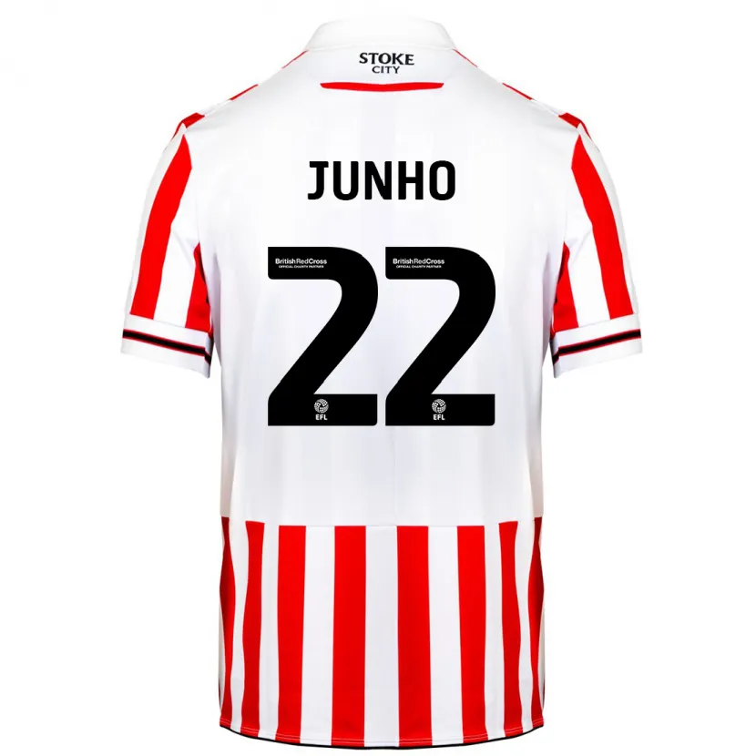 Danxen Hombre Camiseta Joon-Ho Bae #22 Rojo Blanco 1ª Equipación 2023/24 La Camisa