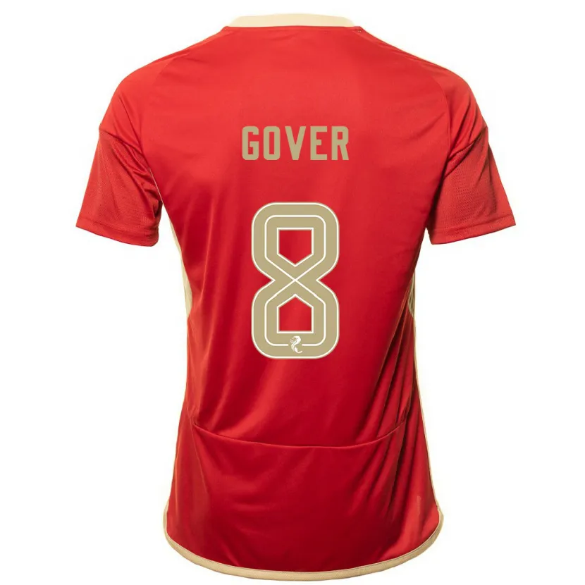 Danxen Hombre Camiseta Chloe Gover #8 Rojo 1ª Equipación 2023/24 La Camisa