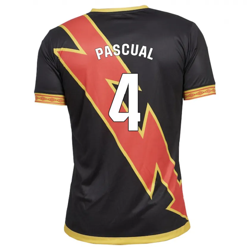 Danxen Hombre Camiseta Martín Pascual #4 Negro 2ª Equipación 2023/24 La Camisa