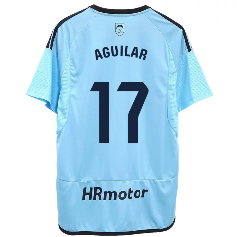 Danxen Hombre Camiseta Eneko Aguilar #17 Azul 2ª Equipación 2023/24 La Camisa