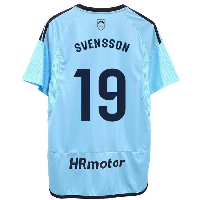 Danxen Hombre Camiseta Max Svensson #19 Azul 2ª Equipación 2023/24 La Camisa