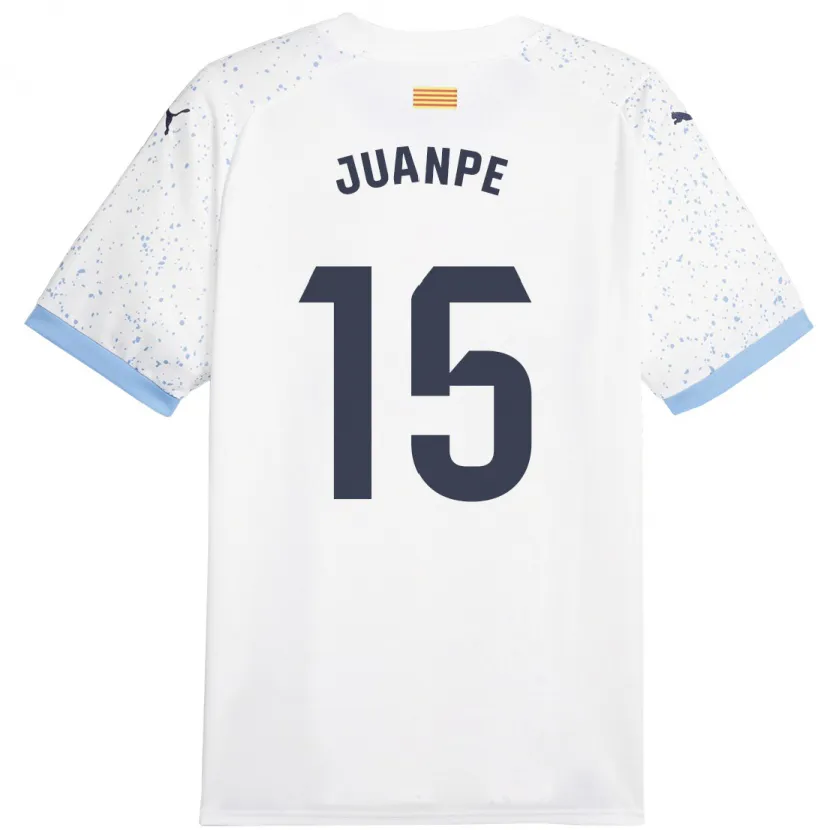 Danxen Hombre Camiseta Juanpe #15 Blanco 2ª Equipación 2023/24 La Camisa