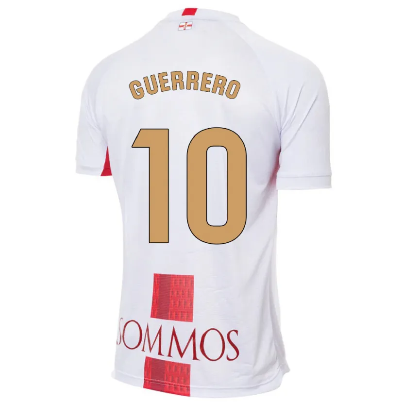 Danxen Hombre Camiseta Fernando Guerrero #10 Blanco 2ª Equipación 2023/24 La Camisa