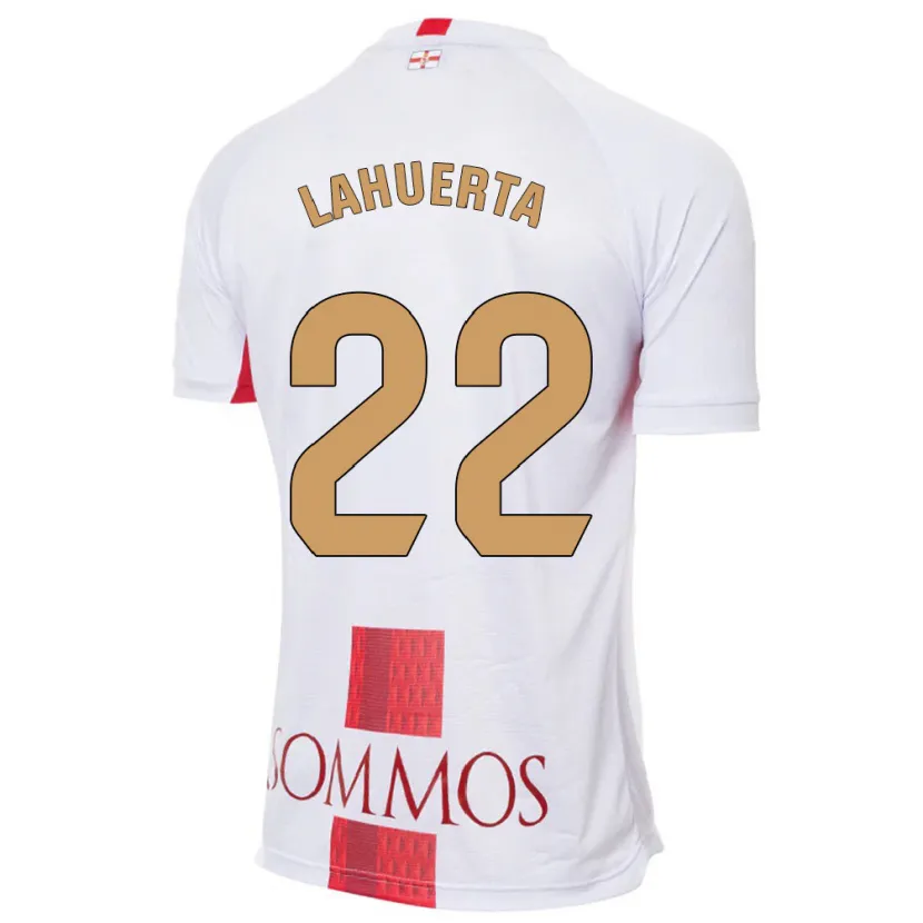 Danxen Hombre Camiseta Gema Lahuerta #22 Blanco 2ª Equipación 2023/24 La Camisa