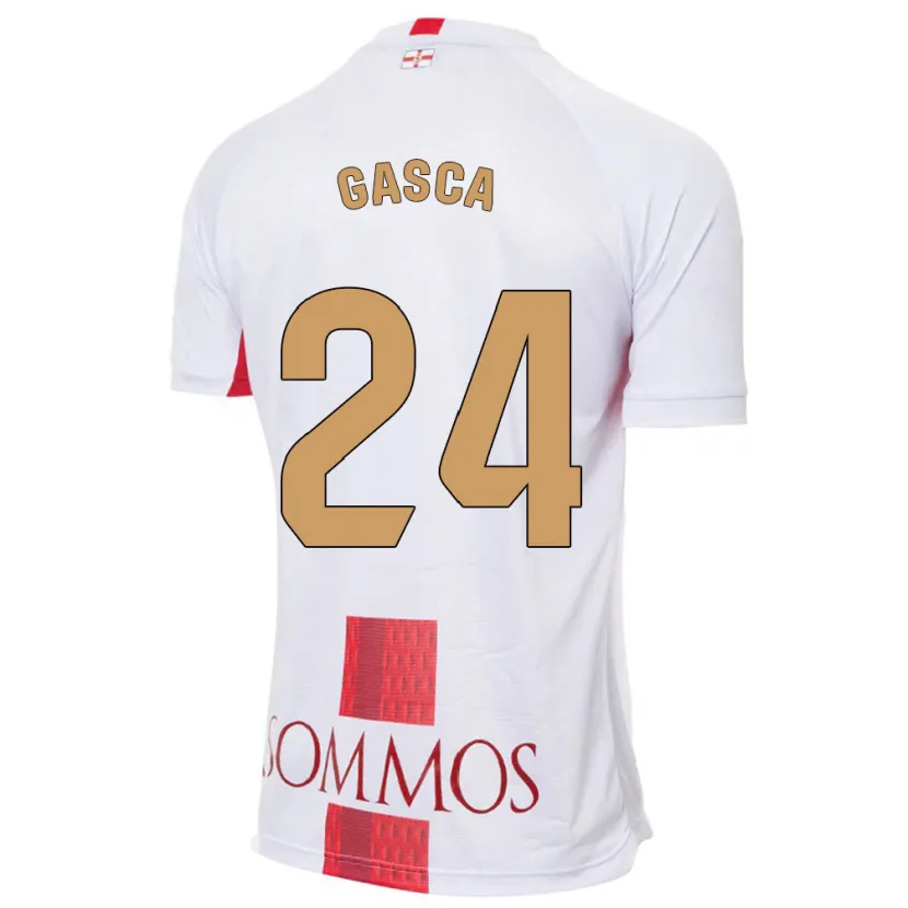 Danxen Hombre Camiseta Verónica Gasca #24 Blanco 2ª Equipación 2023/24 La Camisa