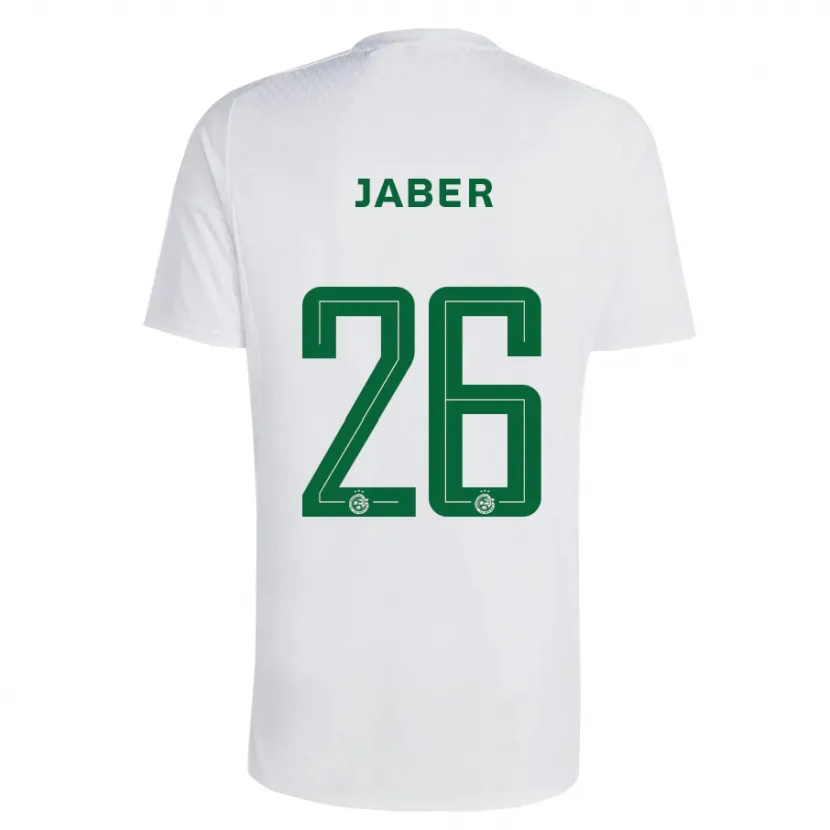 Danxen Hombre Camiseta Mahmoud Jaber #26 Verde Azul 2ª Equipación 2023/24 La Camisa