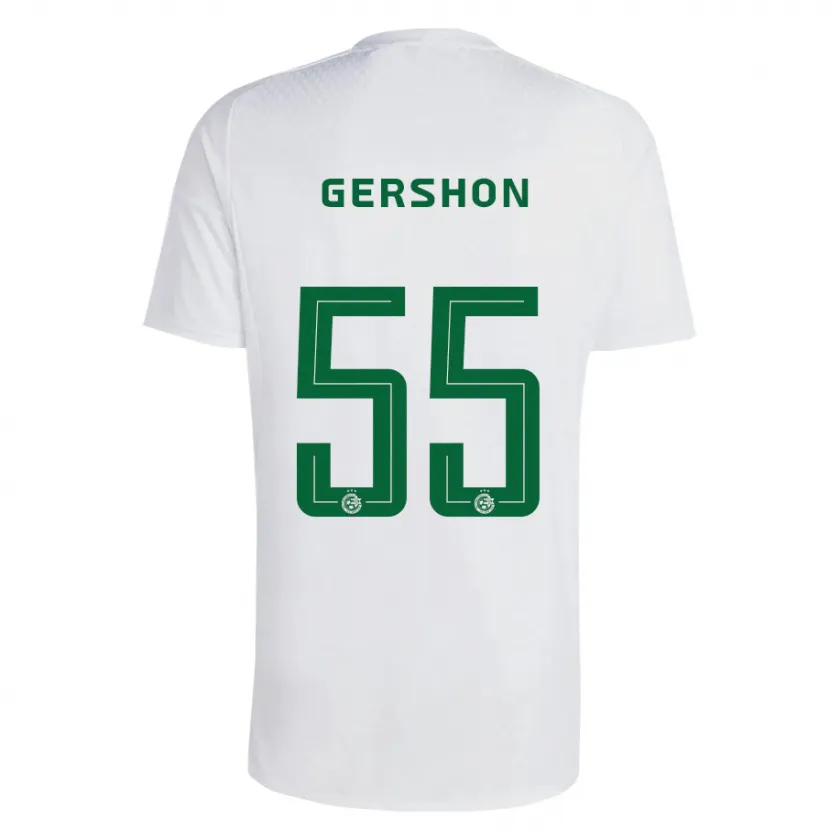 Danxen Hombre Camiseta Rami Gershon #55 Verde Azul 2ª Equipación 2023/24 La Camisa