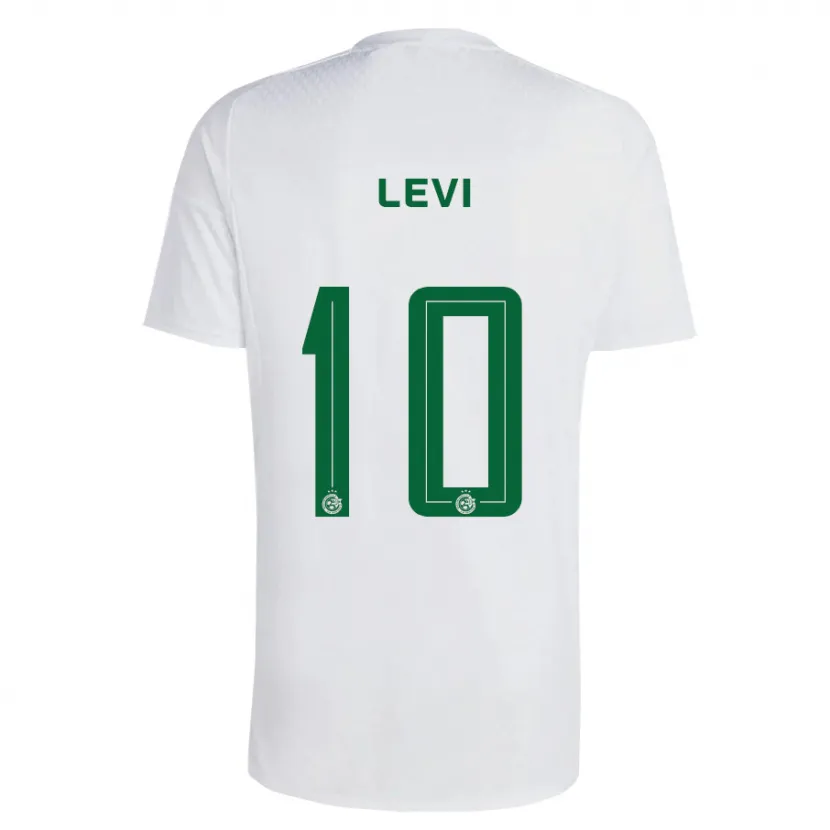 Danxen Hombre Camiseta Yarin Levi #10 Verde Azul 2ª Equipación 2023/24 La Camisa