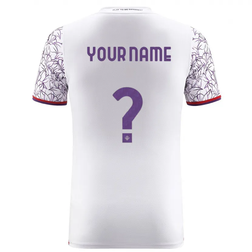 Danxen Hombre Camiseta Su Nombre #0 Blanco 2ª Equipación 2023/24 La Camisa