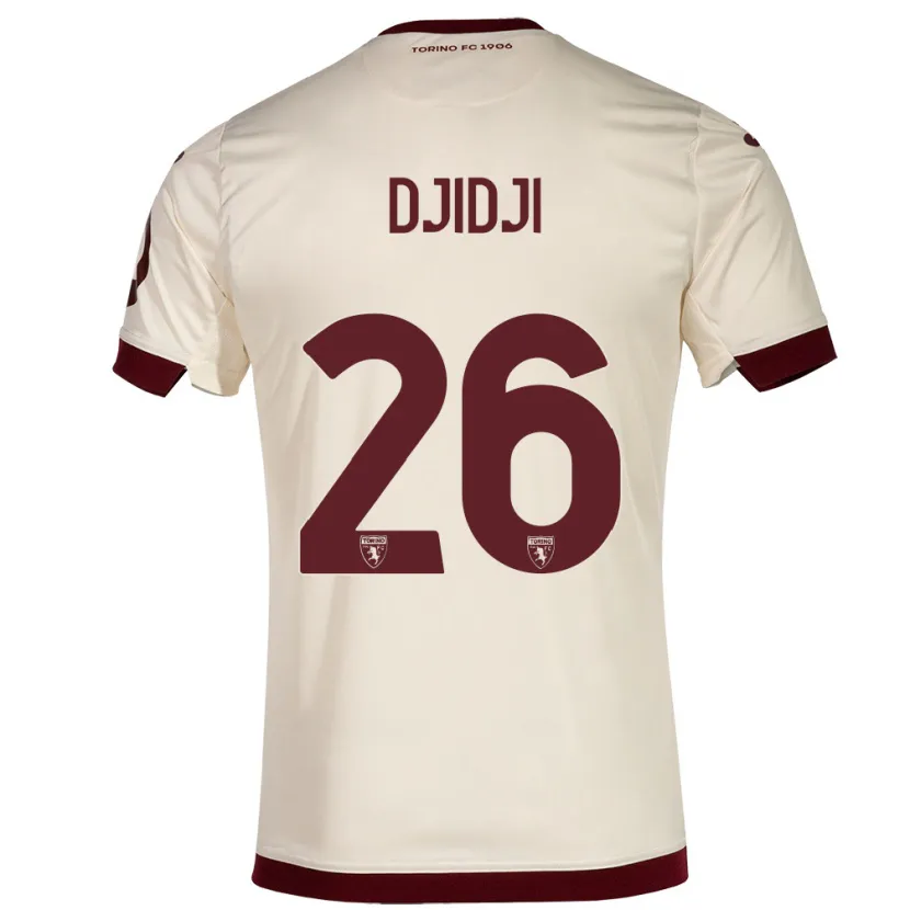 Danxen Hombre Camiseta Koffi Djidji #26 Champán 2ª Equipación 2023/24 La Camisa