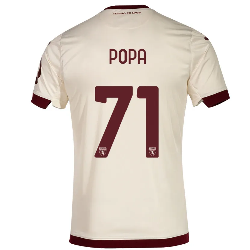 Danxen Hombre Camiseta Mihai Popa #71 Champán 2ª Equipación 2023/24 La Camisa