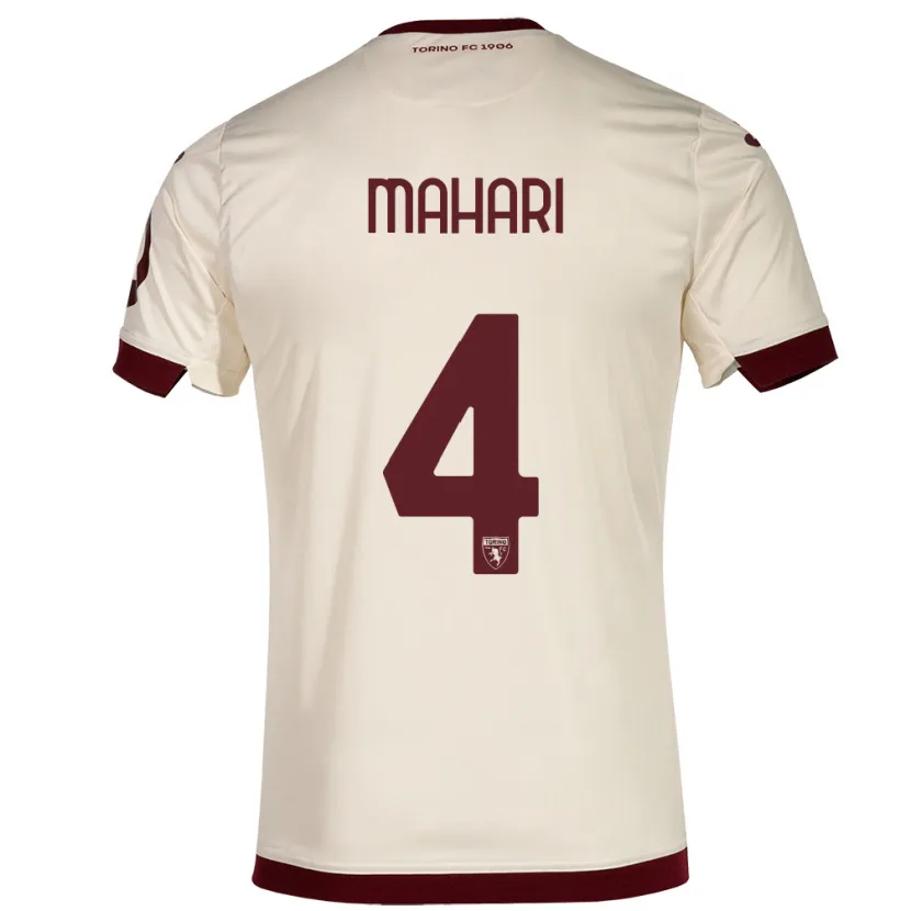 Danxen Hombre Camiseta Efdon Mahari #4 Champán 2ª Equipación 2023/24 La Camisa