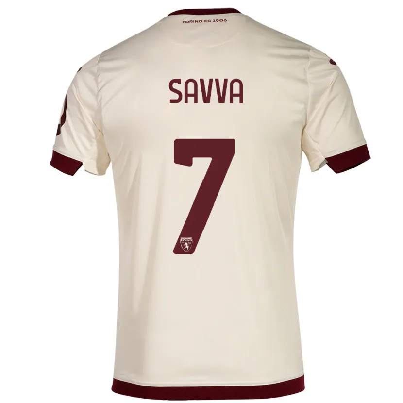 Danxen Hombre Camiseta Zanos Savva #7 Champán 2ª Equipación 2023/24 La Camisa