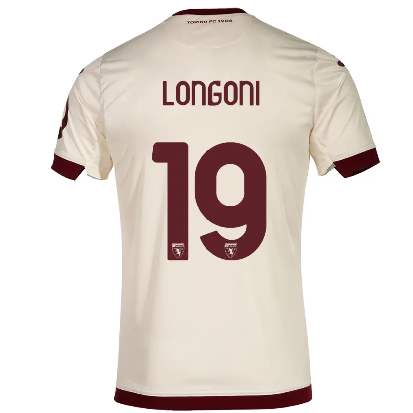 Danxen Hombre Camiseta Marco Longoni #19 Champán 2ª Equipación 2023/24 La Camisa