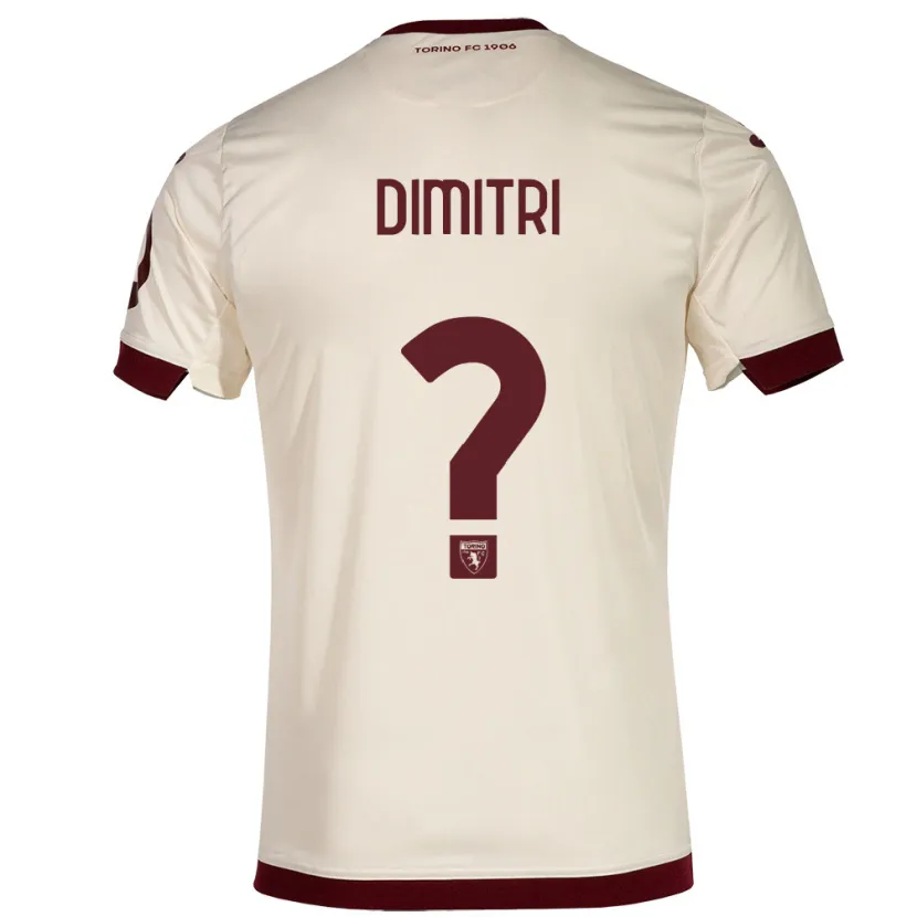 Danxen Hombre Camiseta Matteo Dimitri #0 Champán 2ª Equipación 2023/24 La Camisa