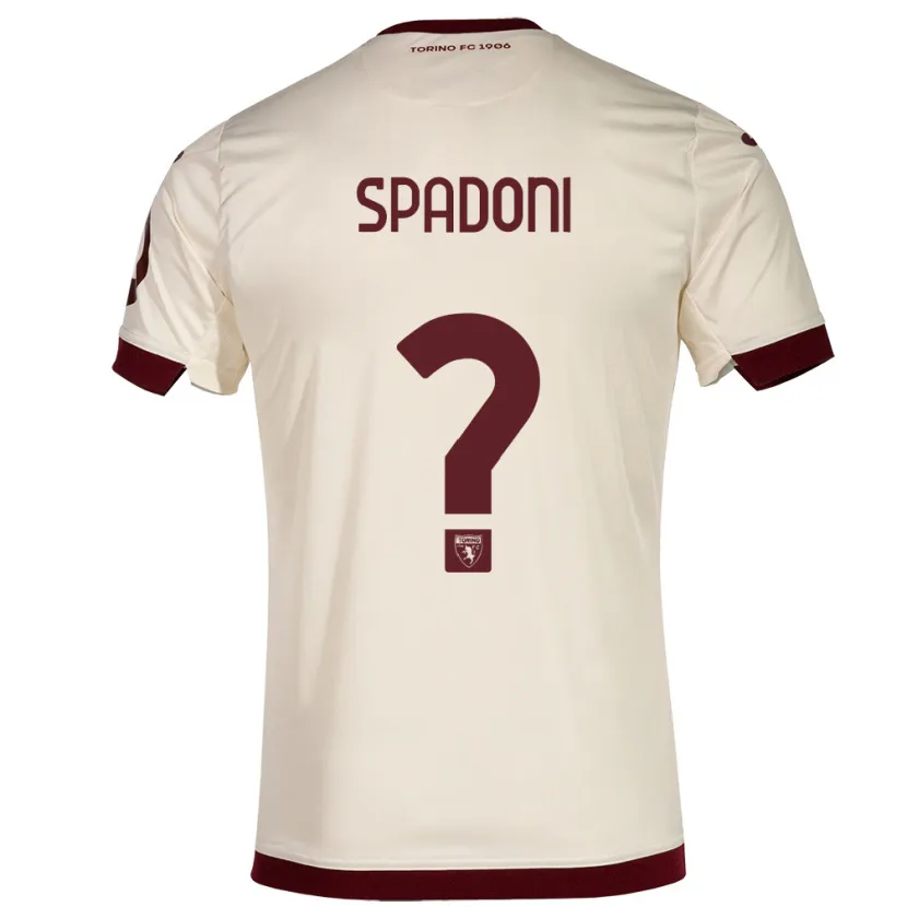 Danxen Hombre Camiseta Arthur Spadoni #0 Champán 2ª Equipación 2023/24 La Camisa