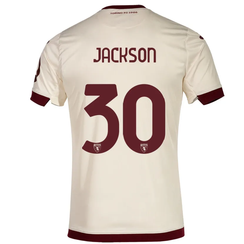 Danxen Hombre Camiseta Michael Jackson #30 Champán 2ª Equipación 2023/24 La Camisa