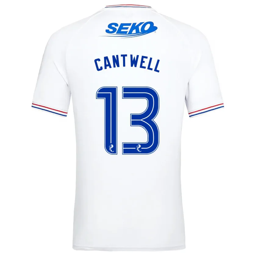 Danxen Hombre Camiseta Todd Cantwell #13 Blanco 2ª Equipación 2023/24 La Camisa