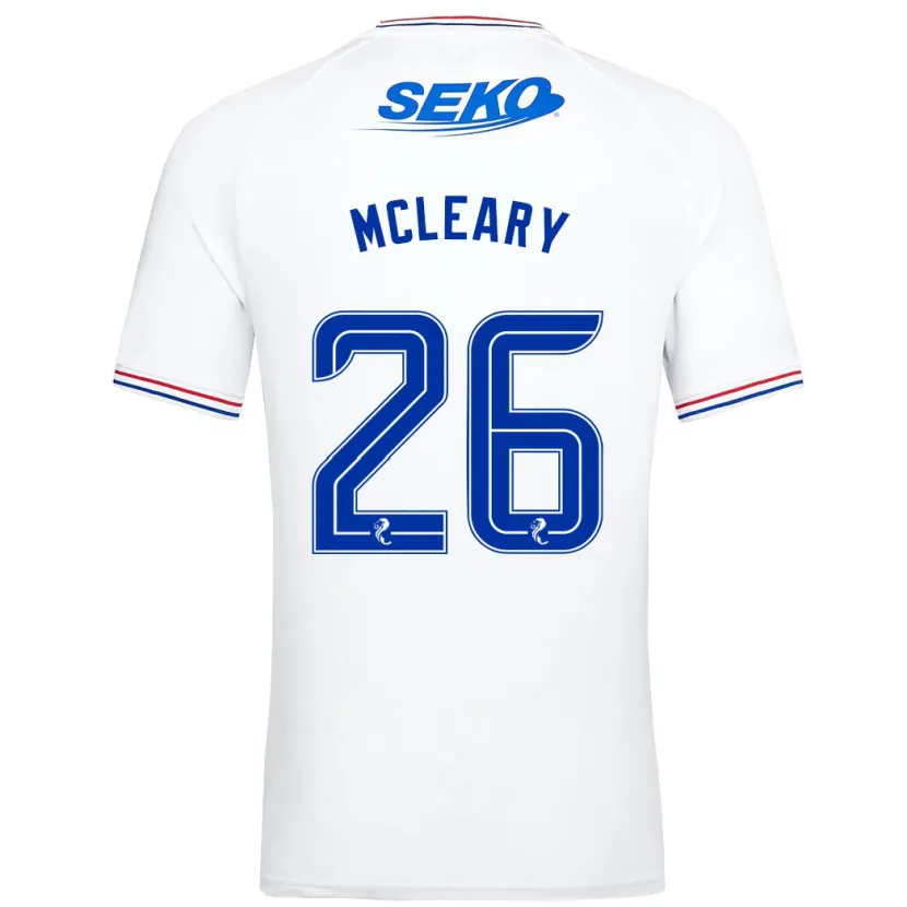 Danxen Hombre Camiseta Jodi Mcleary #26 Blanco 2ª Equipación 2023/24 La Camisa