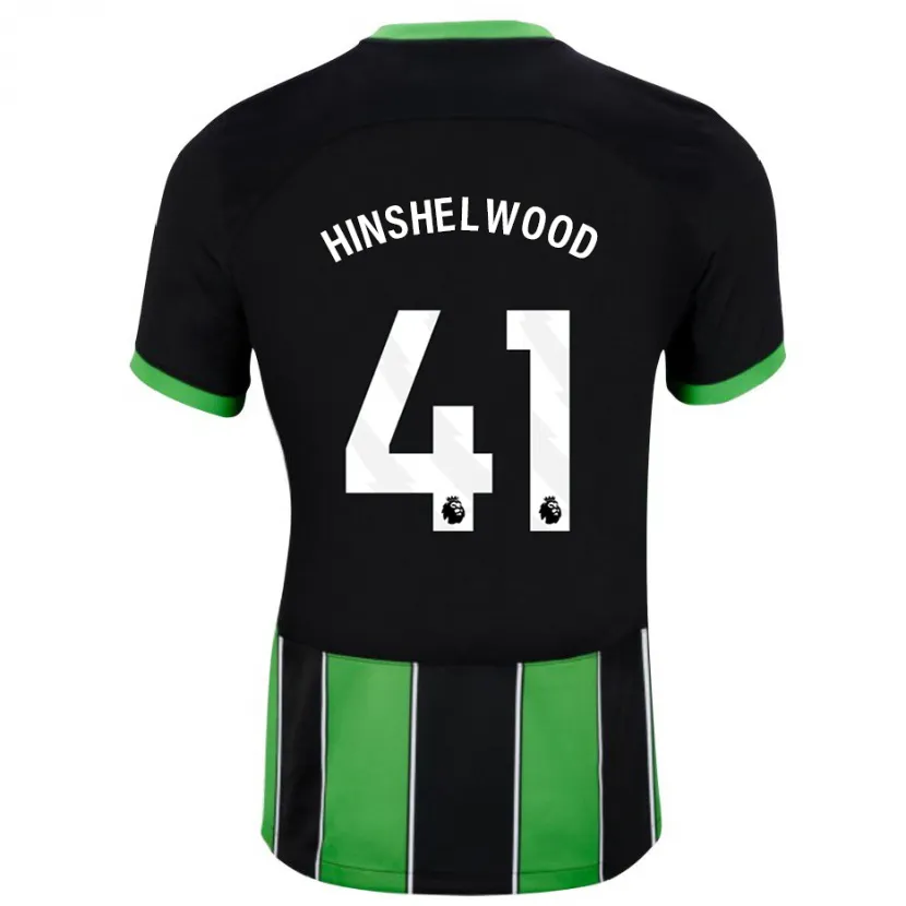 Danxen Hombre Camiseta Jack Hinshelwood #41 Verde Negro 2ª Equipación 2023/24 La Camisa