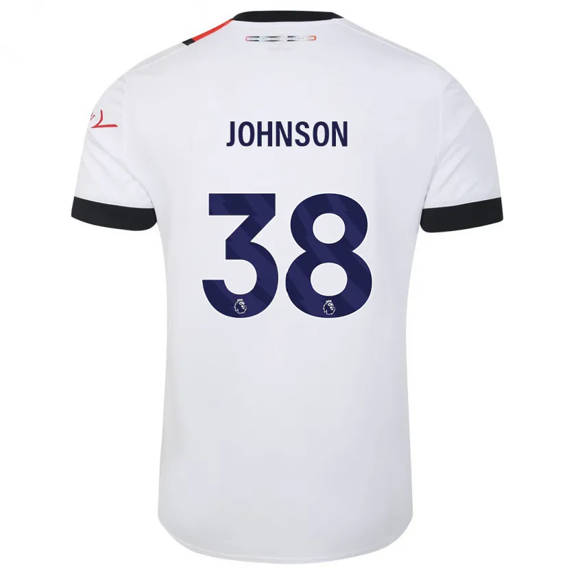 Danxen Hombre Camiseta Joe Johnson #38 Blanco 2ª Equipación 2023/24 La Camisa