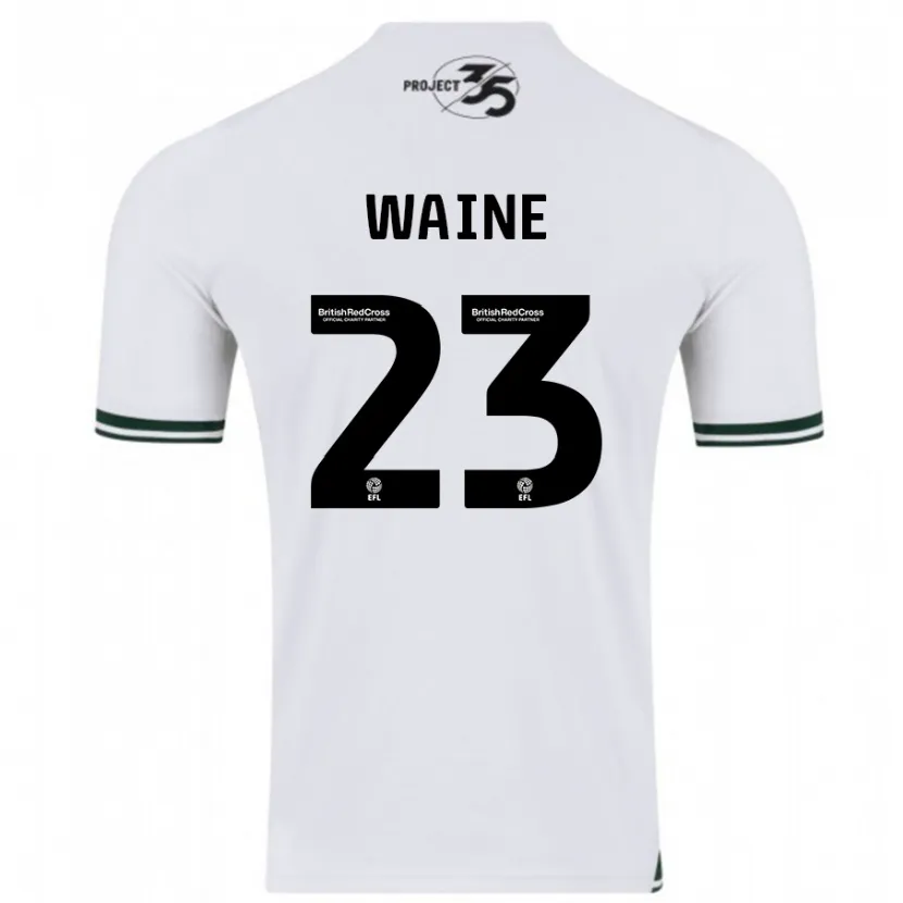 Danxen Hombre Camiseta Ben Waine #23 Blanco 2ª Equipación 2023/24 La Camisa