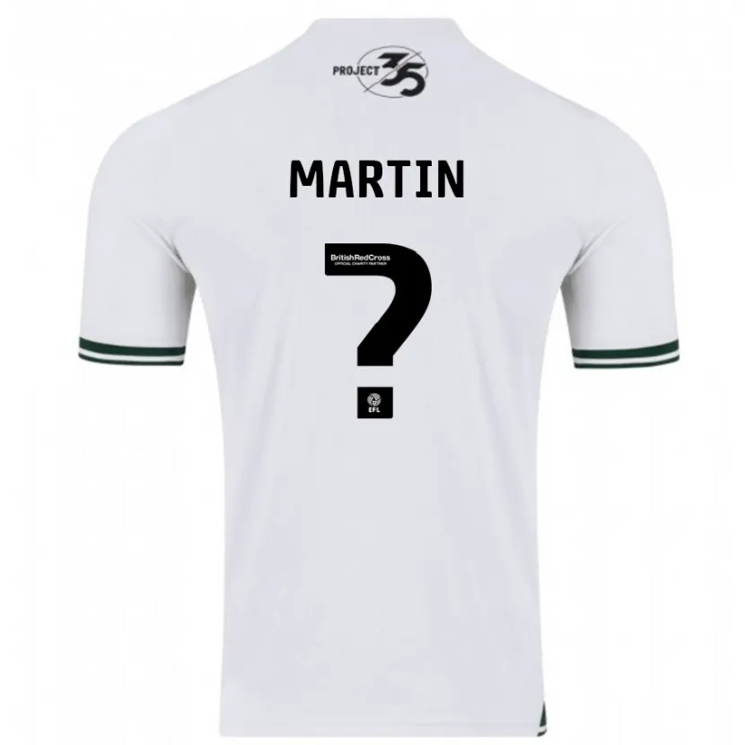 Danxen Hombre Camiseta Matthew Martin #0 Blanco 2ª Equipación 2023/24 La Camisa