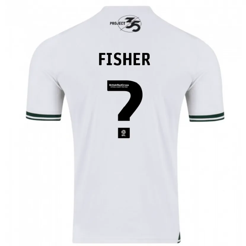 Danxen Hombre Camiseta Cole Fisher #0 Blanco 2ª Equipación 2023/24 La Camisa