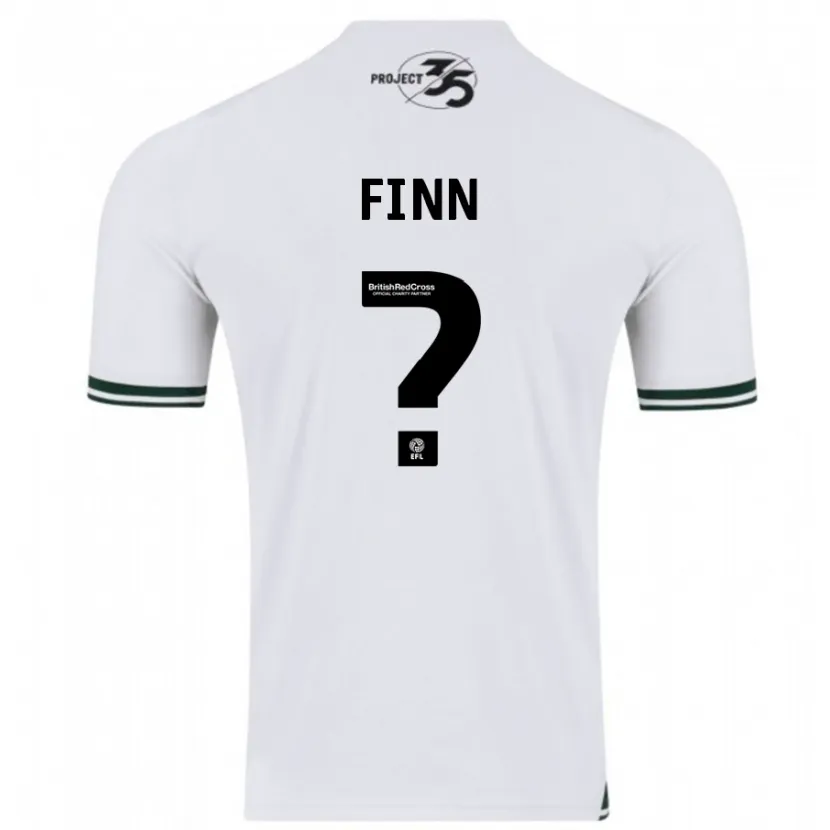 Danxen Hombre Camiseta Tegan Finn #0 Blanco 2ª Equipación 2023/24 La Camisa