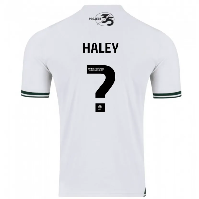 Danxen Hombre Camiseta Toby Haley #0 Blanco 2ª Equipación 2023/24 La Camisa