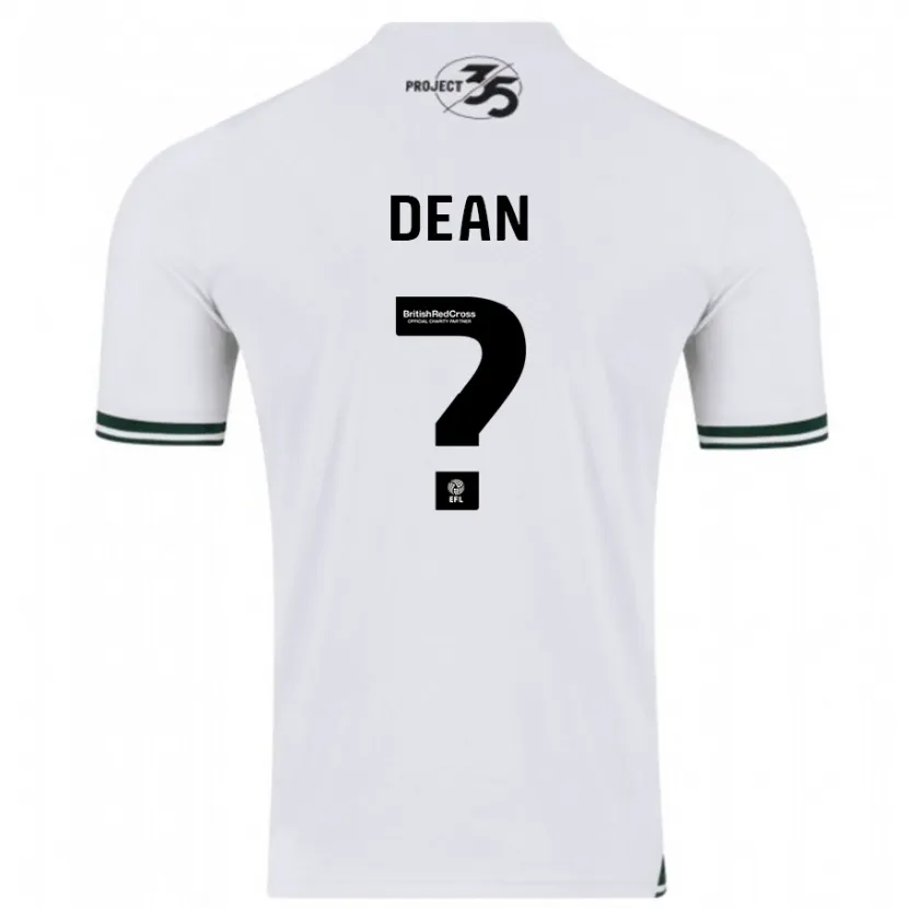 Danxen Hombre Camiseta Oscar Dean #0 Blanco 2ª Equipación 2023/24 La Camisa