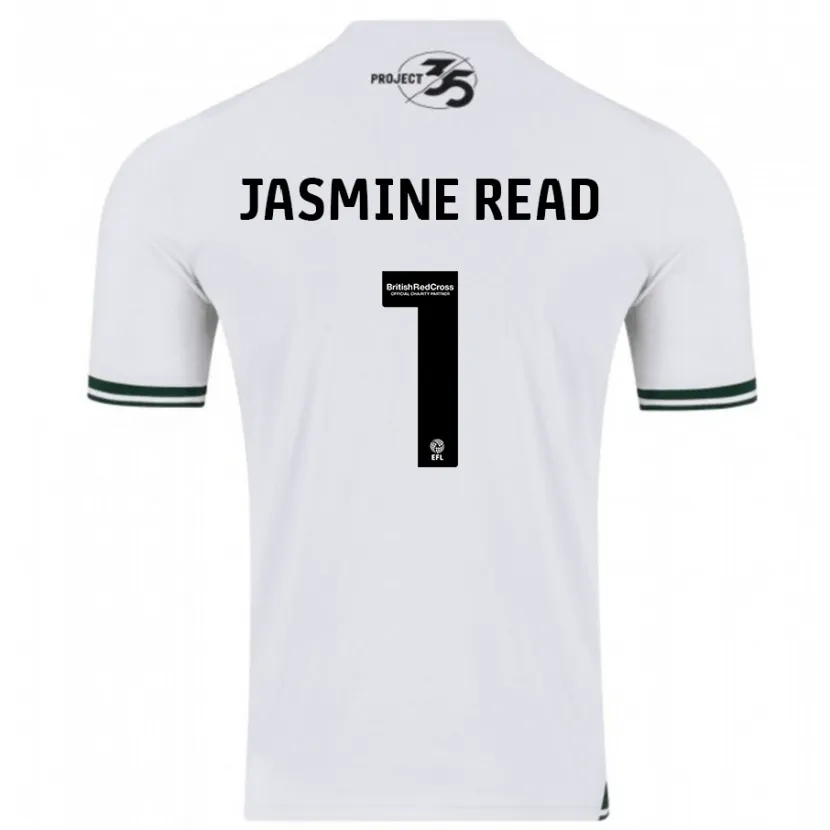 Danxen Hombre Camiseta Jasmine Read #1 Blanco 2ª Equipación 2023/24 La Camisa