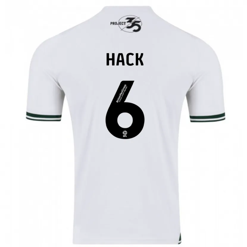 Danxen Hombre Camiseta Lucy Hack #6 Blanco 2ª Equipación 2023/24 La Camisa