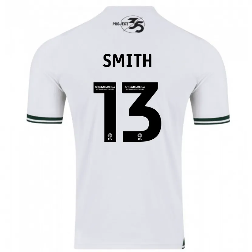 Danxen Hombre Camiseta Grace Smith #13 Blanco 2ª Equipación 2023/24 La Camisa