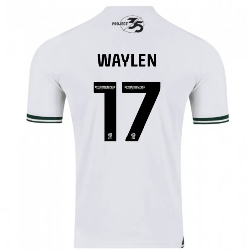 Danxen Hombre Camiseta Libby Waylen #17 Blanco 2ª Equipación 2023/24 La Camisa